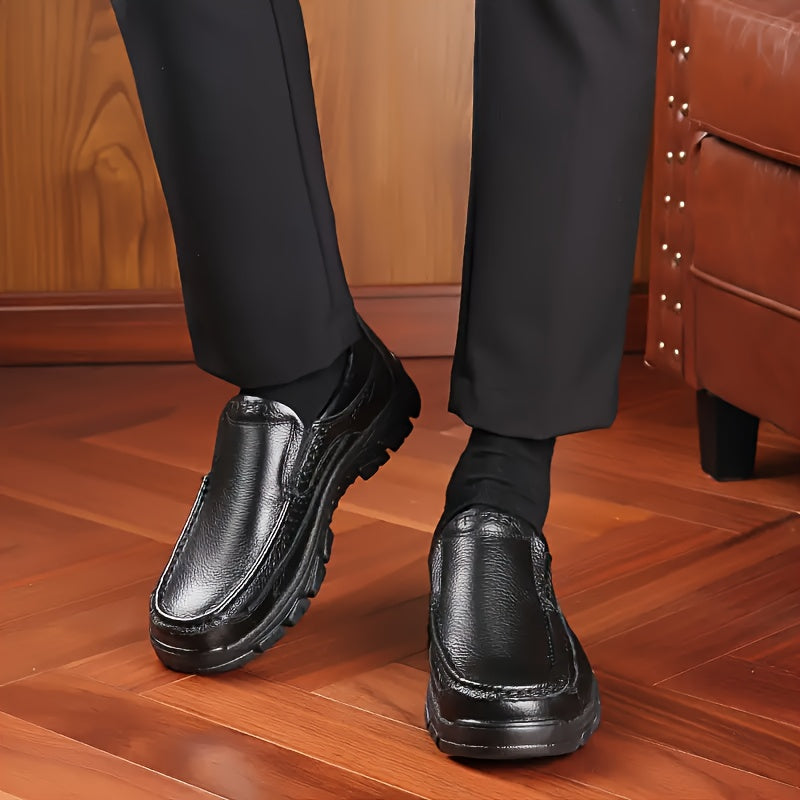 Men's Dress Shoes Durable Non-slip Oxford Shoes Formal Shoes For Wedding Business Party, Middle aged men's footwear