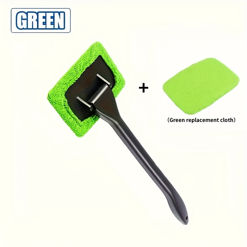 Car Window Cleaning Brush Kit for Windshield Cleaning Tools, Interior Car Wiper with Long Handle, Automotive Accessories.