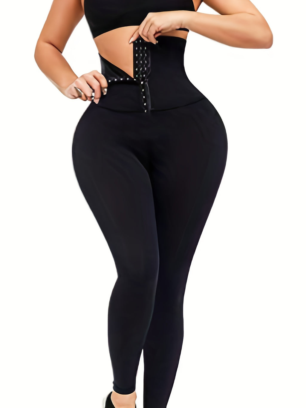 Women's Tummy Control Leggings - Quick Dry, Butt Lifting, Body Shaping Activewear Pants Wide Waistband