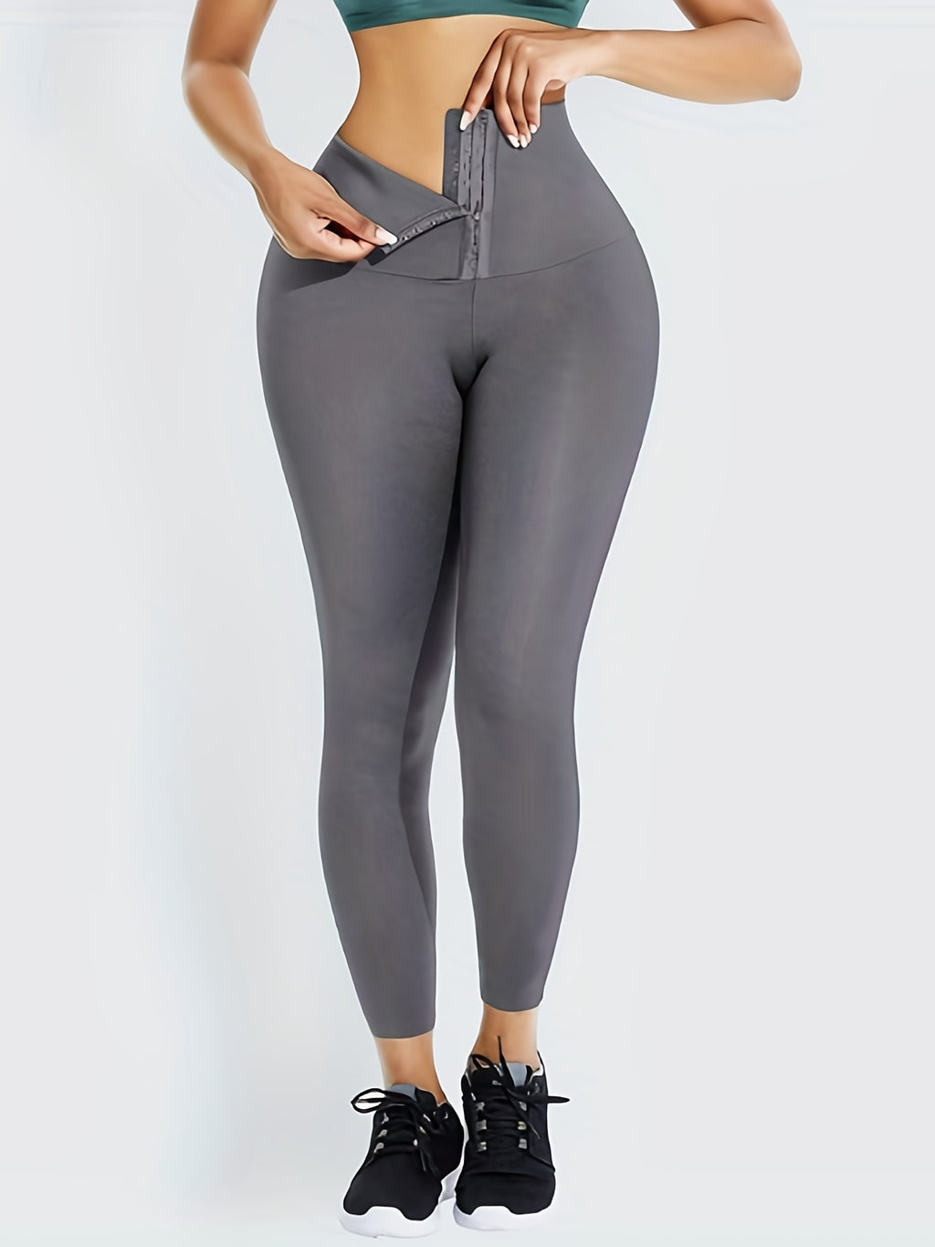 Women's Tummy Control Leggings - Quick Dry, Butt Lifting, Body Shaping Activewear Pants Wide Waistband