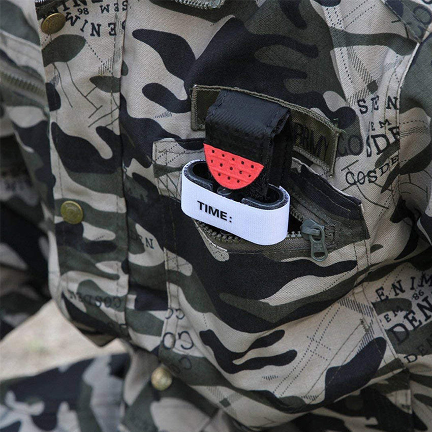 Military Tourniquet - Rotating Emergency Belt for Survival and Outdoor Adventures - 95cm/37.4in Length