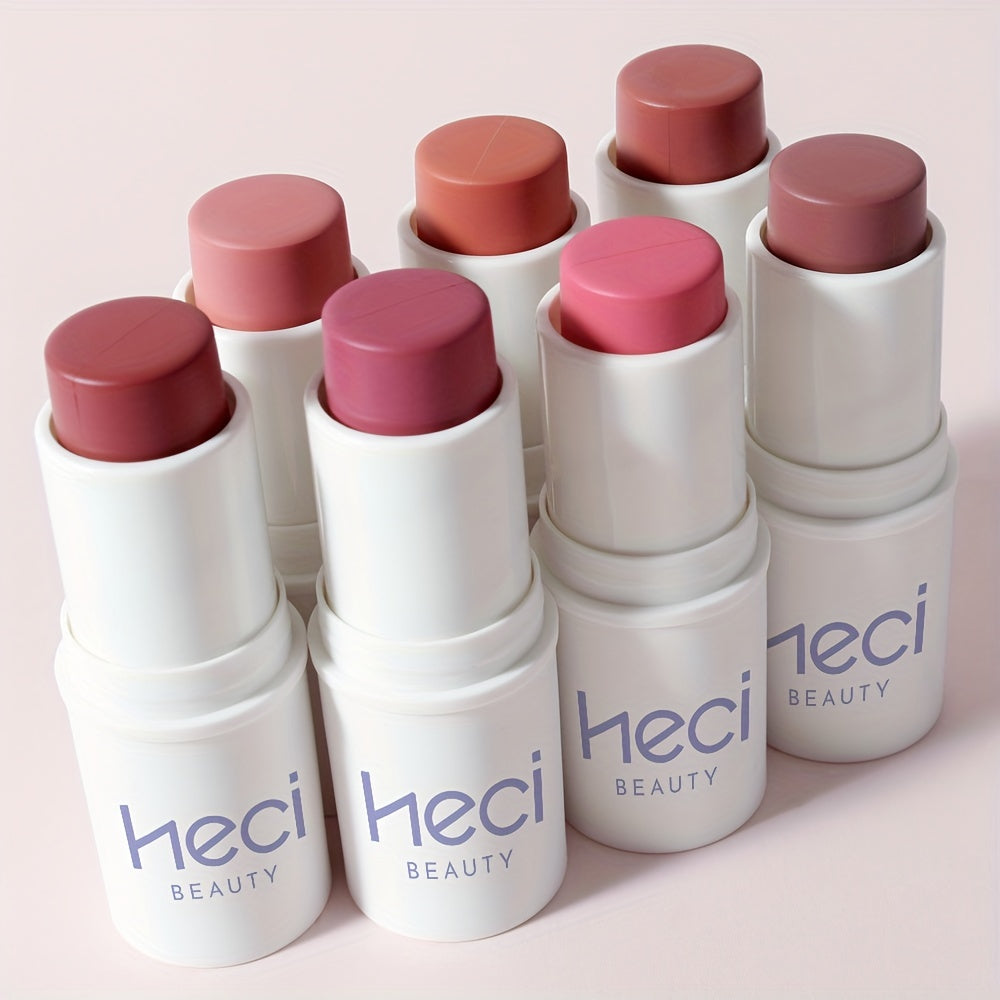 3-in-1 Waterproof Makeup Stick: Blush, Eyeshadow, Lipstick - Lasts All Day, Moisturizes & Brightens in Berry, Coral, Pink
