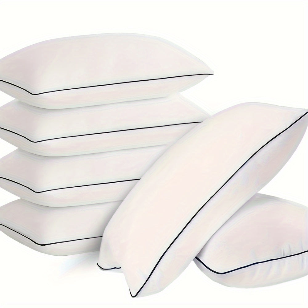 2/4 Pack Luxury Bed Pillows - Soft, Breathable, Hypoallergenic Down Alternative Fill for Back, Stomach, Side Sleepers | Hotel Quality, Machine Washable