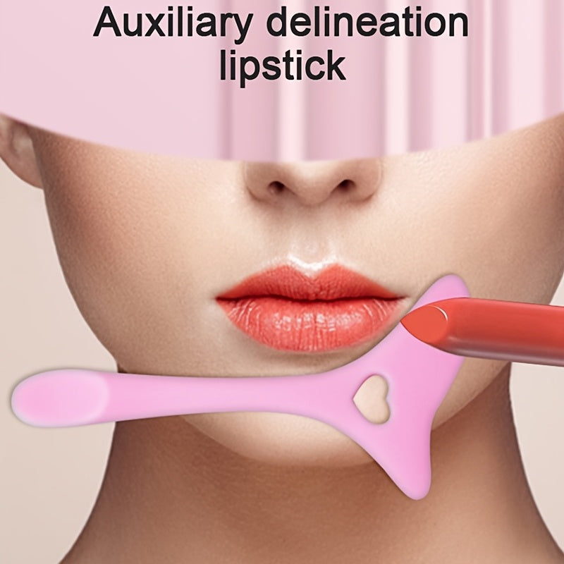 Silicone Eyeliner Stencils - Wing Tips, Mascara, Lipstick, Cream Mask Applicator - Makeup Beauty Tool for Perfect Application