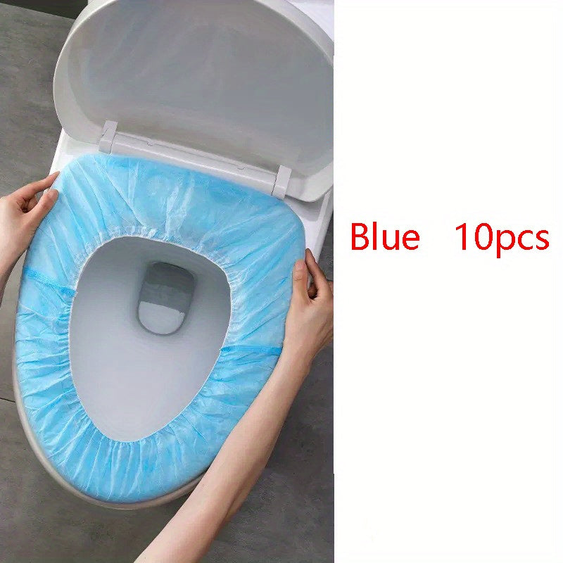 10/20PCS Disposable Toilet Seat Cover, Portable Toilet Seat Cover For Business Travel, Essential Travel Accessories For Airplanes And Camping, Bathroom Accessories, Toiletries, Teen Gifts