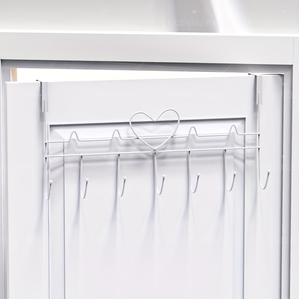 [Multi-Purpose] Contemporary Wall Mounted Hook Rack | Multi-Purpose Organizer | Painted Finish | Home and Office Use | Modern