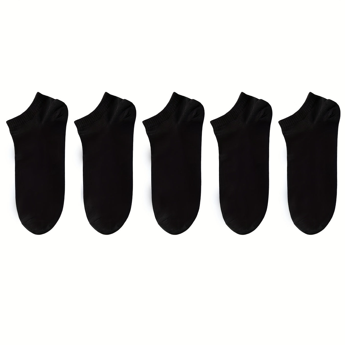 5/10/20 Pairs of Unisex Simple Solid Color Breathable And Comfortable Short Socks, Suitable for All Seasons.