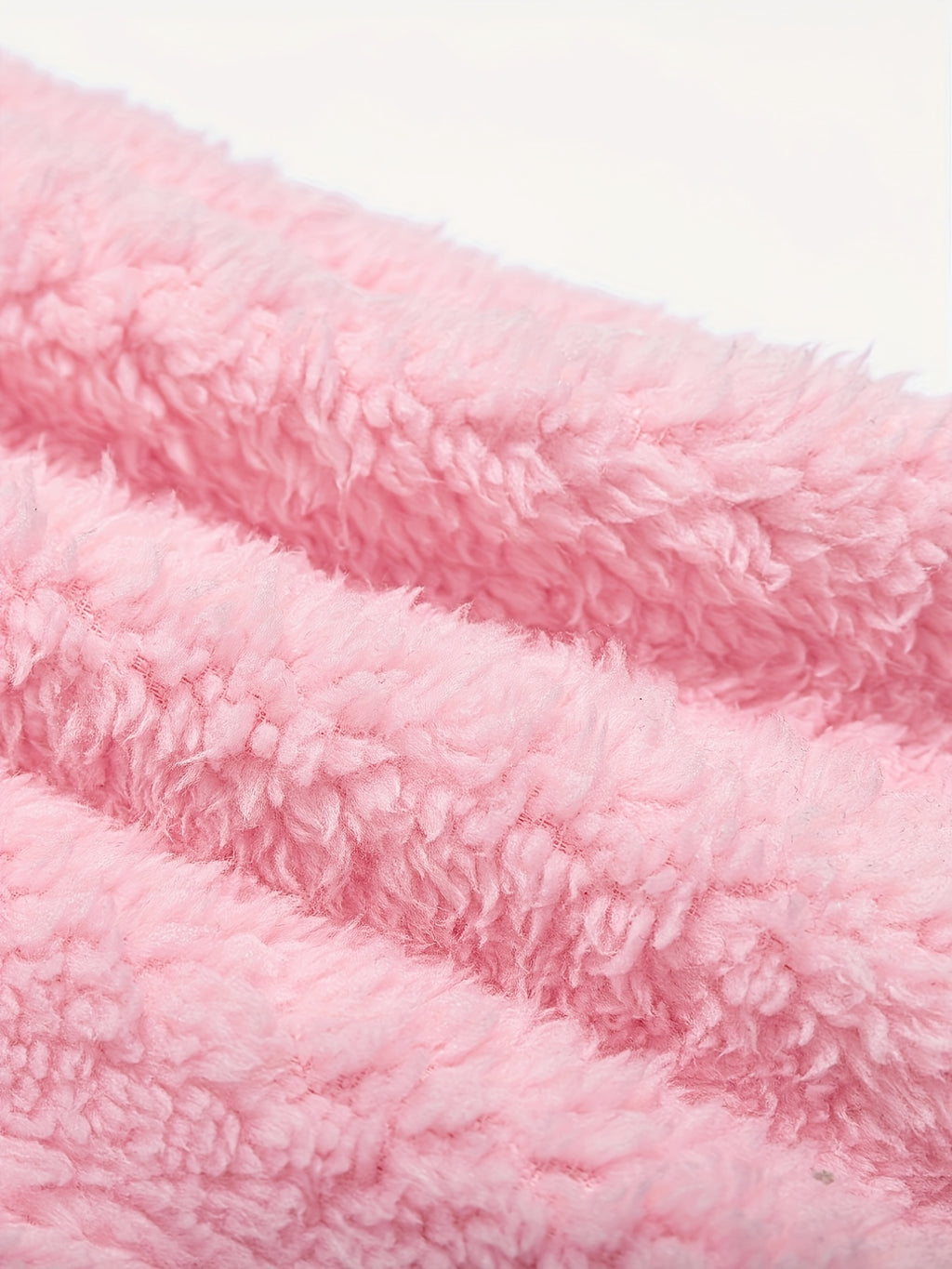 Warm Fuzzy Pajama Set, Long Sleeve Hooded Robe & Tank Top & Drawstring Shorts, Women's Sleepwear & Loungewear