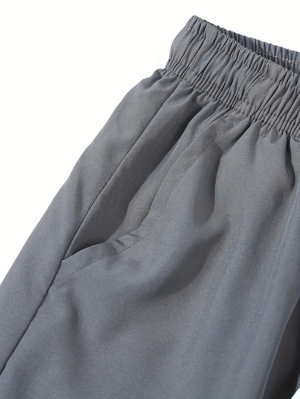 Polyester Non-Stretch Sports Style 5pcs 120g Alphabet Printed Shorts for Men, Loose Fit, Casual Wear, No Pocket, Not Waterproof, Basket Ball Sport