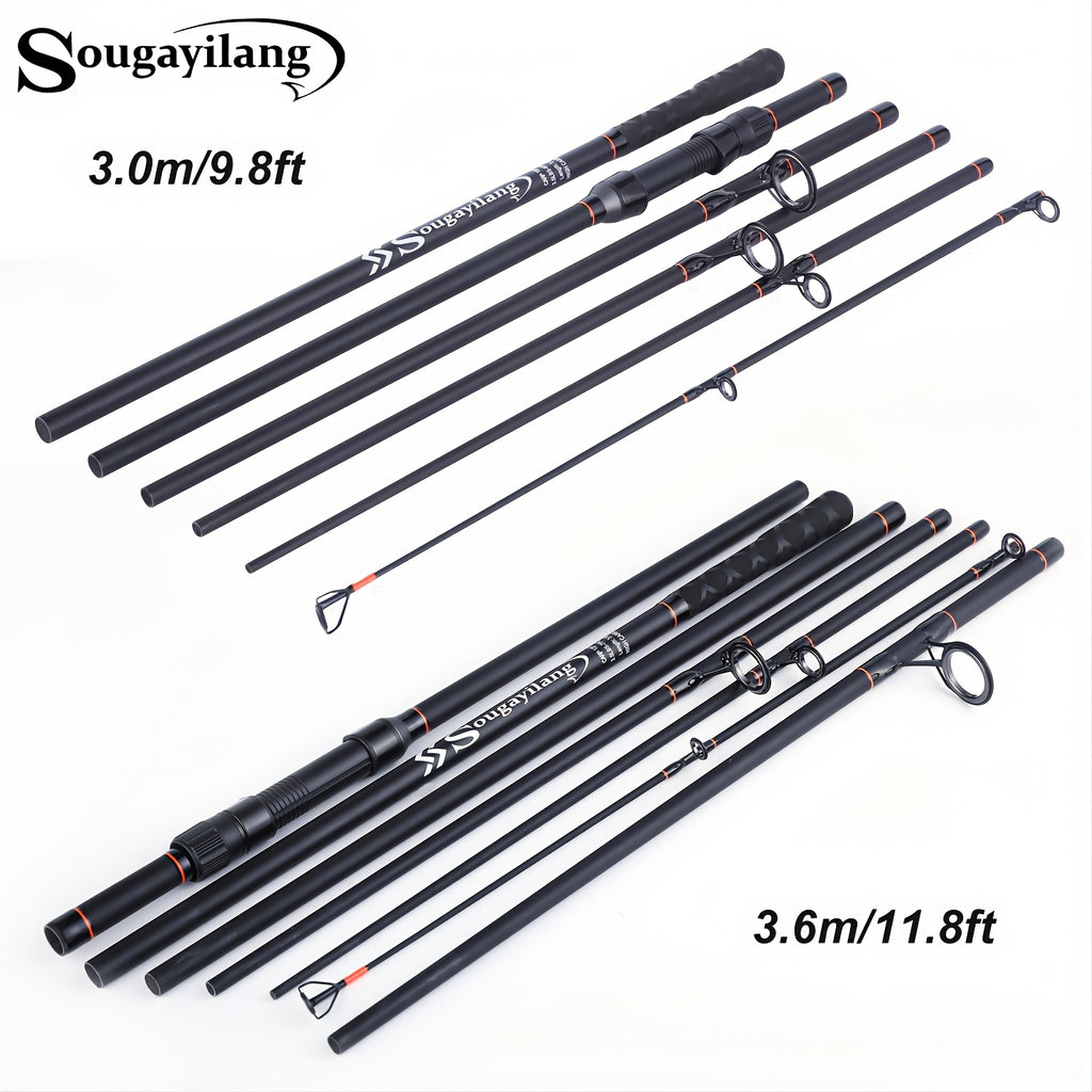Sougayilang Carp Rod: Portable 6/7Section Ultralight Weight Carbon Fiber Rod for Ultimate Carp Fishing Performance