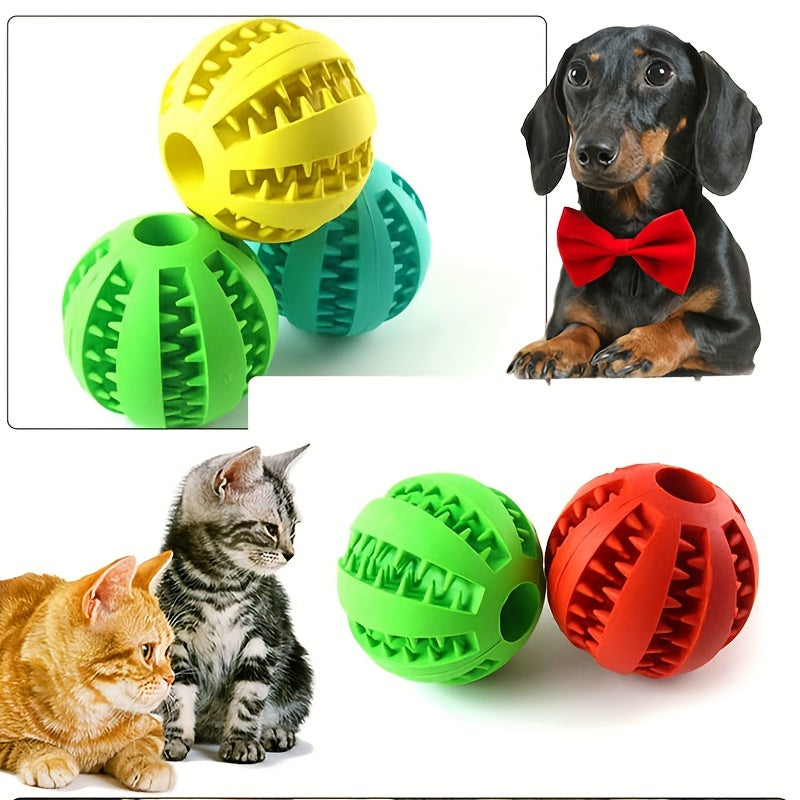 Dog Ball Toy, Dog Food-Leaking Toy, Rubber Chew Toys For Dog, Molar Toy, Pet Interactive Toy
