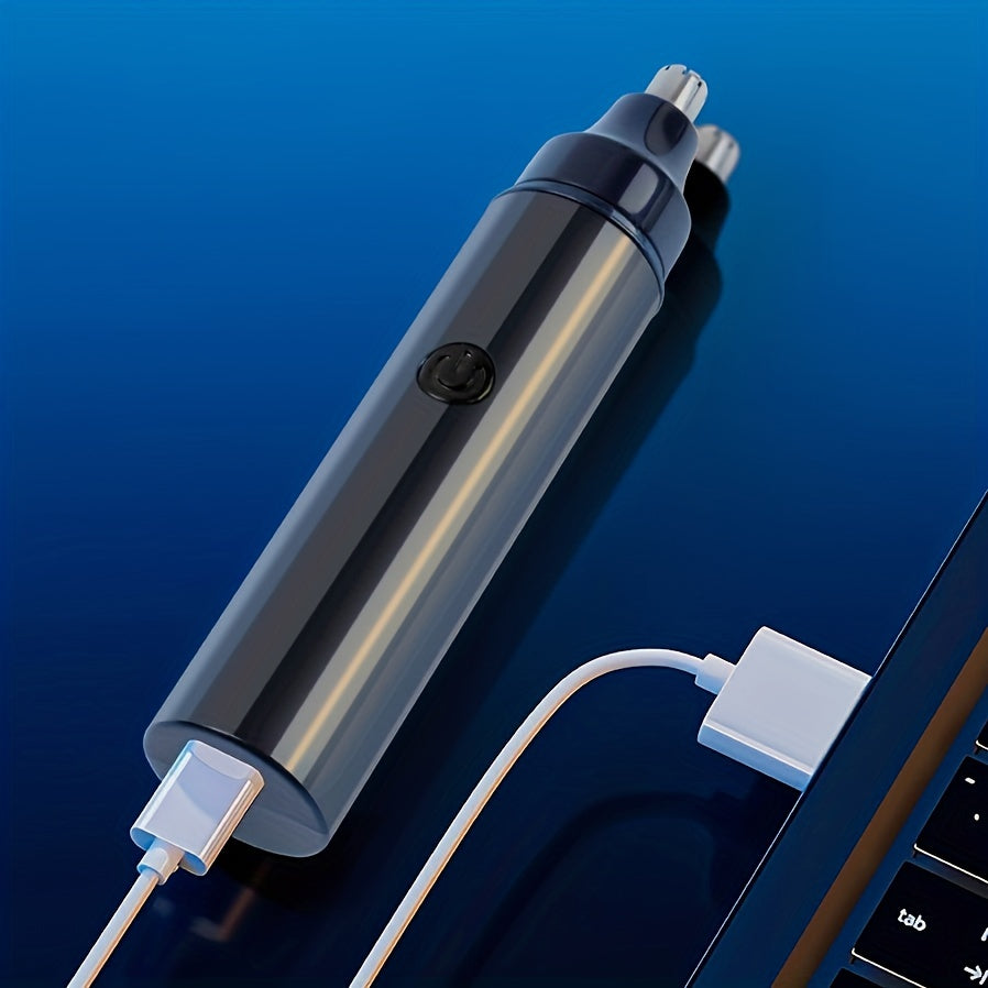 Ear and Nose Hair Trimmer for Men Rechargeable - USB Electric Nose Hair Trimmer for Women - Painless Eyebrow Facial Hair Removal Nose Clipper, Father's Day Gift