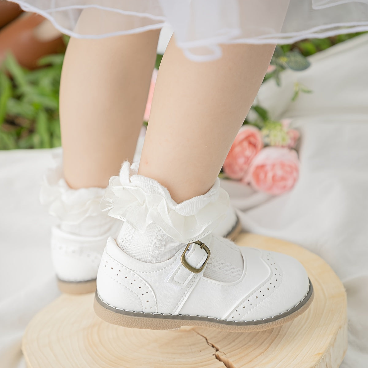 Girls Mary Jane Dress Shoes Party Wedding Shoes