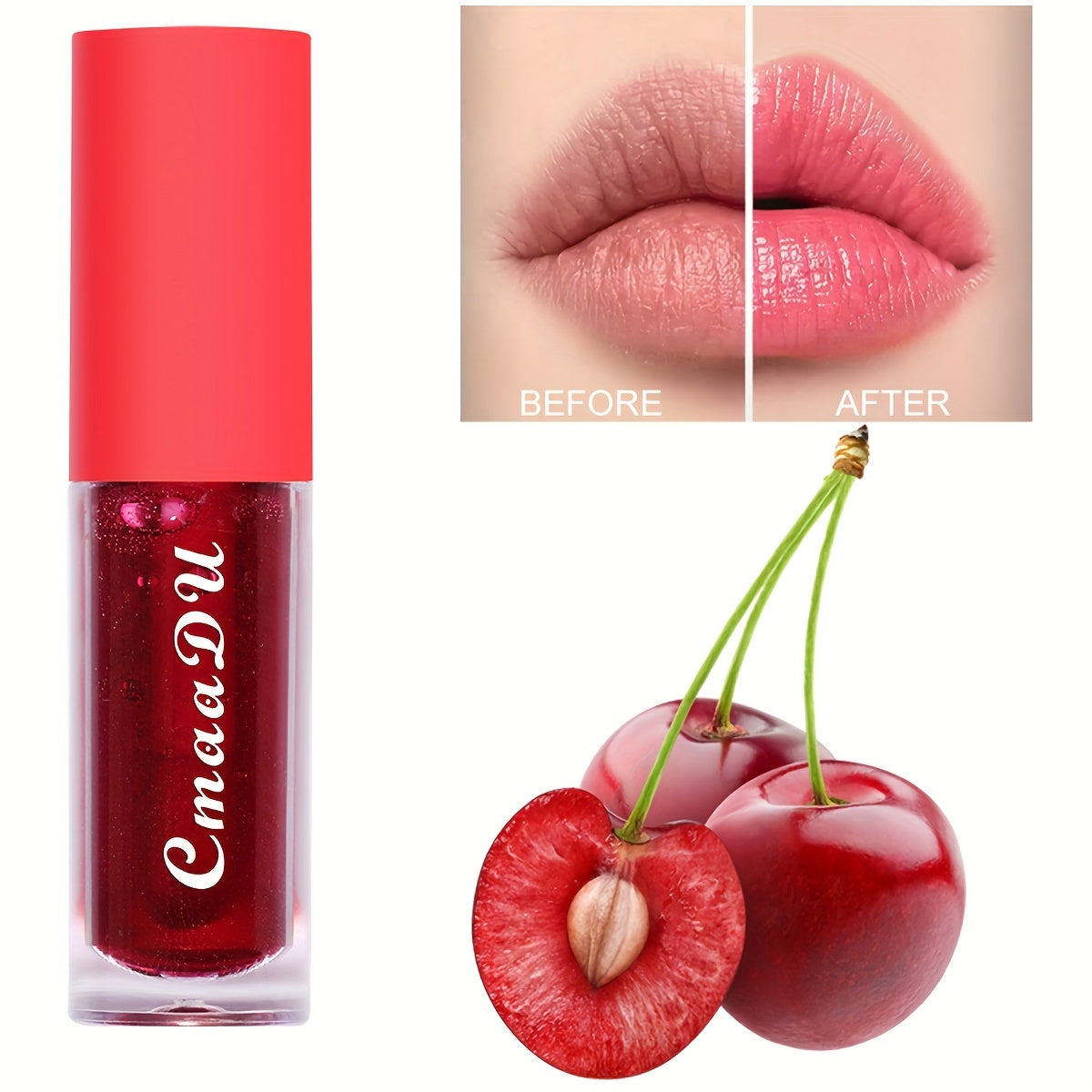 Vibrant Color Changing Lip Glaze - Moisturizing, Hydrating, Waterproof, Nourishing Lip Makeup with Natural Ingredients for Daily Use - Perfect Valentine's Day Gift Idea for Her