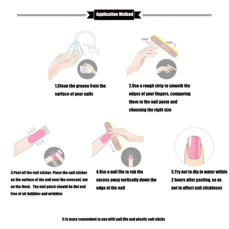 Sparkly Full Cover Nail Art Stickers - Self-Adhesive Nail Decals for Women - Easy to Apply and Long-Lasting Nail Art Strips