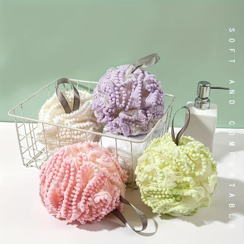 Bath Ball, Bath Flower, Bubble Bath Ball, Super Soft, Female, Large, Cute, Non-separable, High-grade, Dual-purpose Bath Products