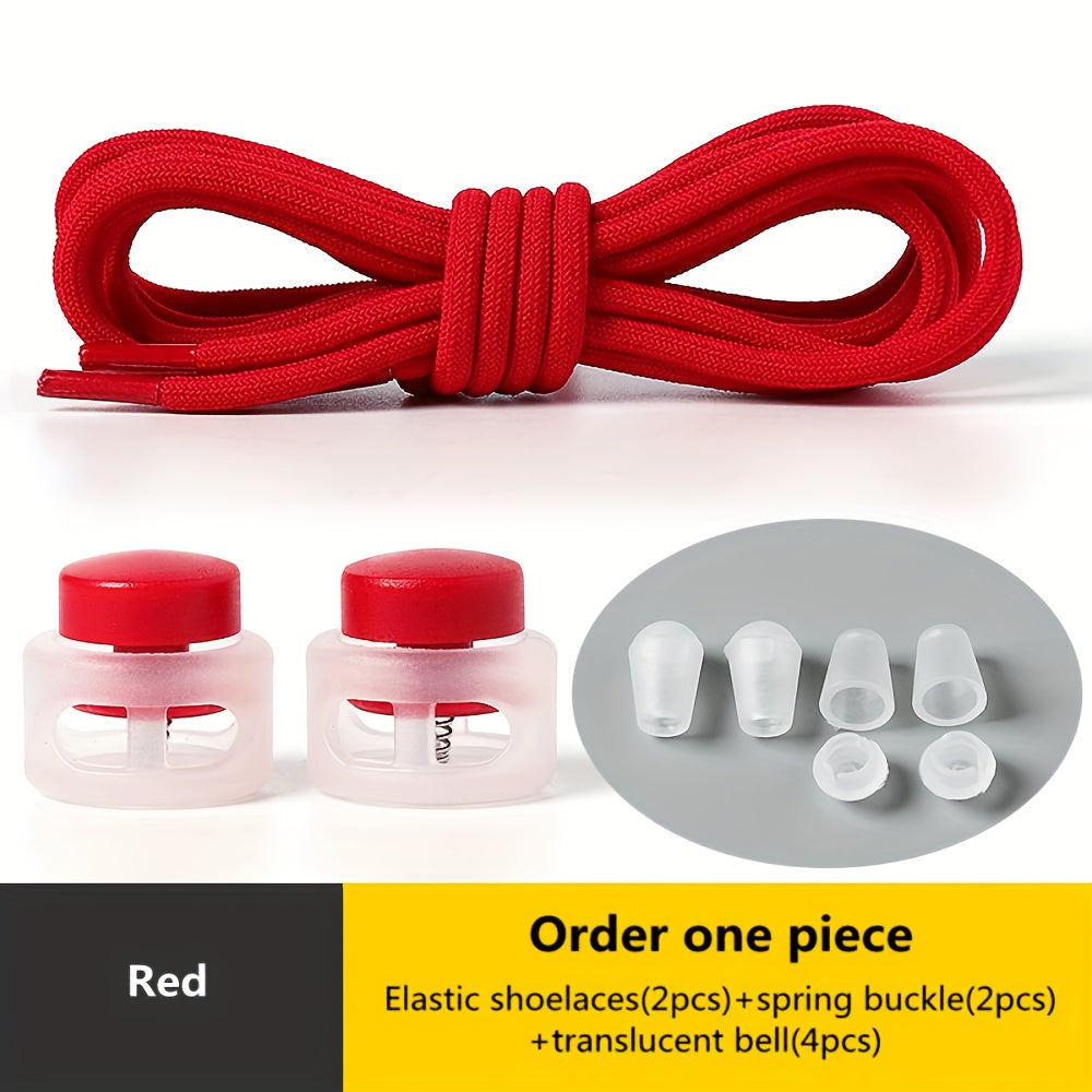 [Elastic Spandex Shoelaces] 1 Pair of Elastic Spandex Shoelaces - Universal Adult 100cm Length, Lazy Tie-Free Suitable for Sneakers