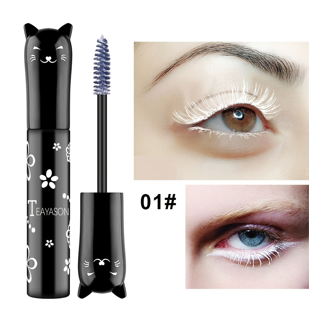 TEAYSON Long-Lasting Waterproof Mascara - Non-Blocking, Smudge-Resistant, Long-Lasting Wear, All-Day Definition, for Everyday & Special Events, Event Makeup | Elegant Packaging | Lightweight Mascara, Eyelash Makeup