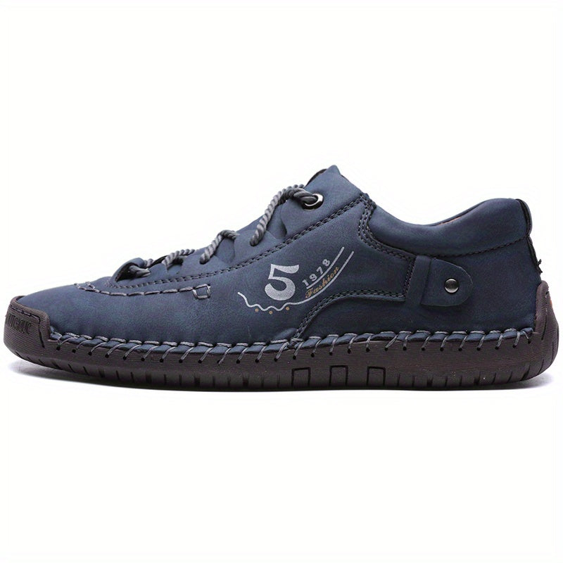 Men's Handmade Stitching Casual Shoes Flats Outdoor Walking Sneakers