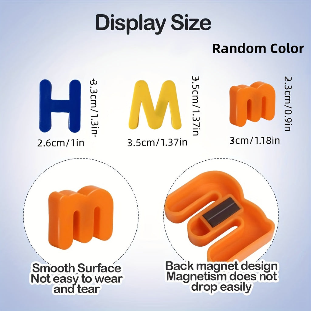 Plastic Alphabet Magnets for Children, Featuring Magnetic Letters And Numbers for Educational Purposes. Ideal for Spelling And Counting, These 80pcs Sets Include Both Uppercase And Lowercase Letters, Making Them Perfect Learn
