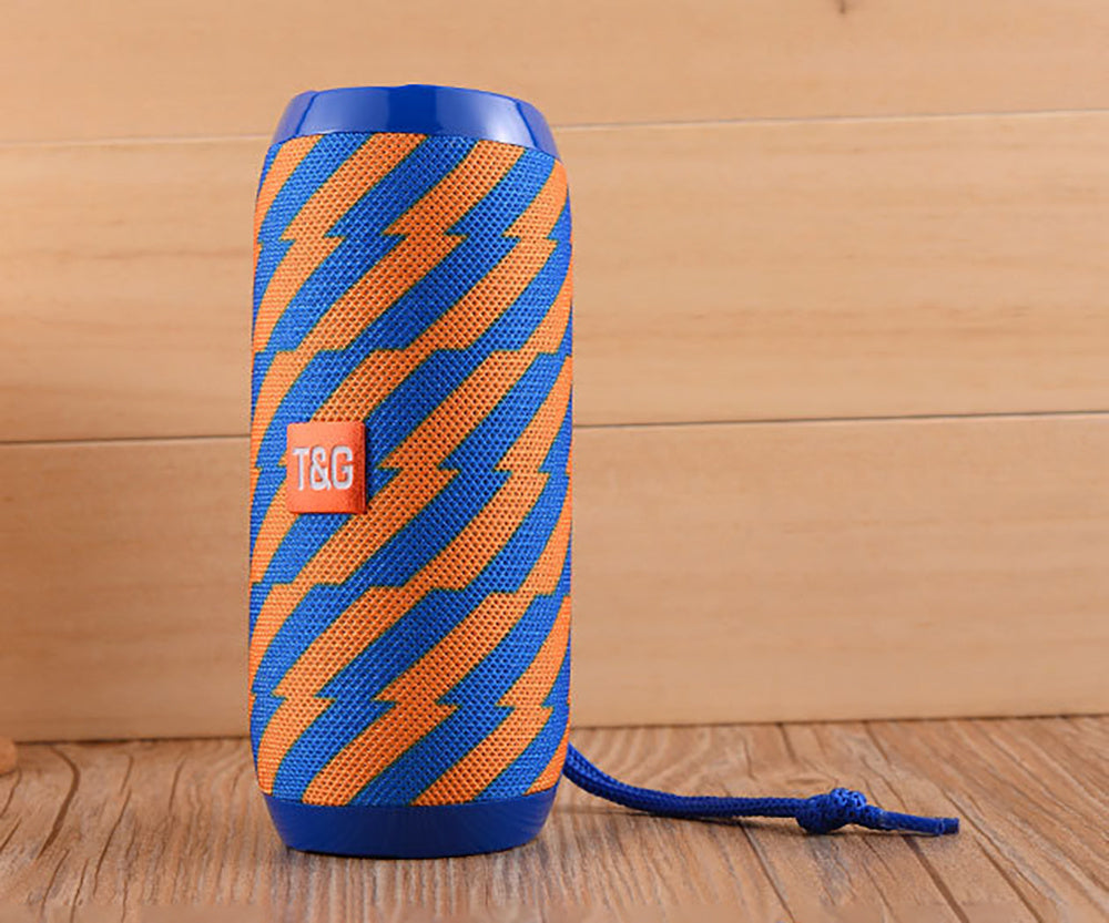 TG117 Wireless Speaker with Subwoofer, 3D Surround Sound, Portable Outdoor Speaker, Supports TF Card/U Disk, TWS, Hands-Free Calling, Compatible with Mobile Phones/Tablets, Built-in Microphone, T&G