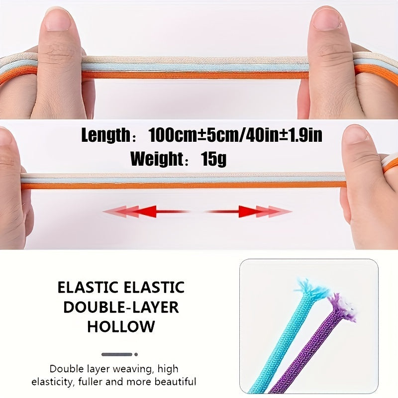 [Elastic Spandex Shoelaces] 1 Pair of Elastic Spandex Shoelaces - Universal Adult 100cm Length, Lazy Tie-Free Suitable for Sneakers