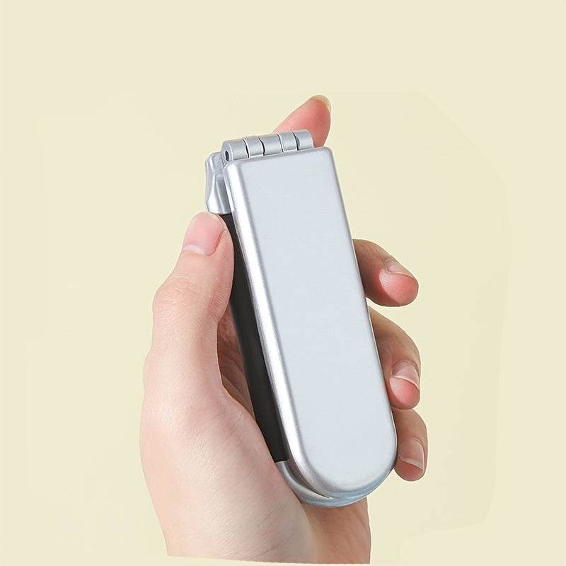 Mini Travel Mirror Comb - Compact Folding Design with Built-in Makeup Mirror for Daily Use, Travel, and Baby Care - Convenient Pocket-Sized