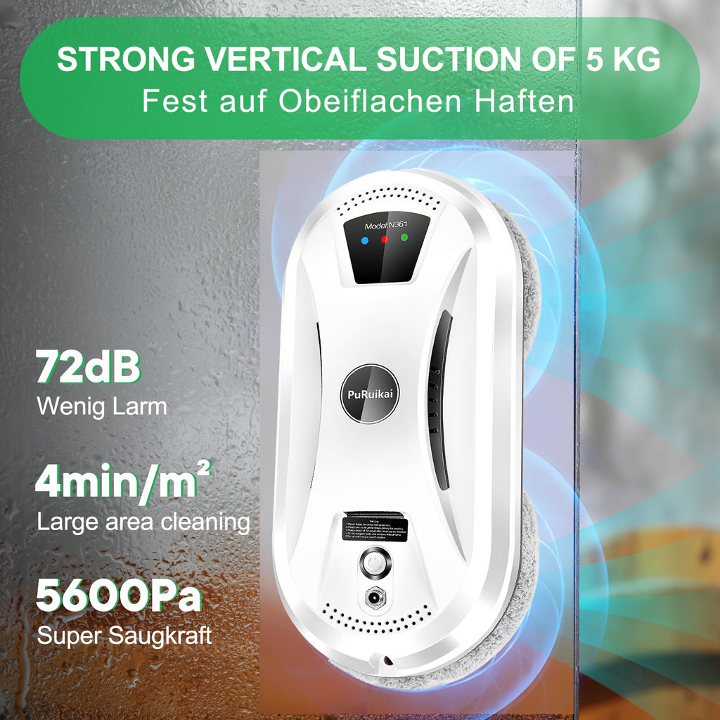 Fully Automatic Window Cleaning Machine, Glass Cleaning Robot, Remote-Controlled Electric Planning Intelligent Window Cleaning Tool