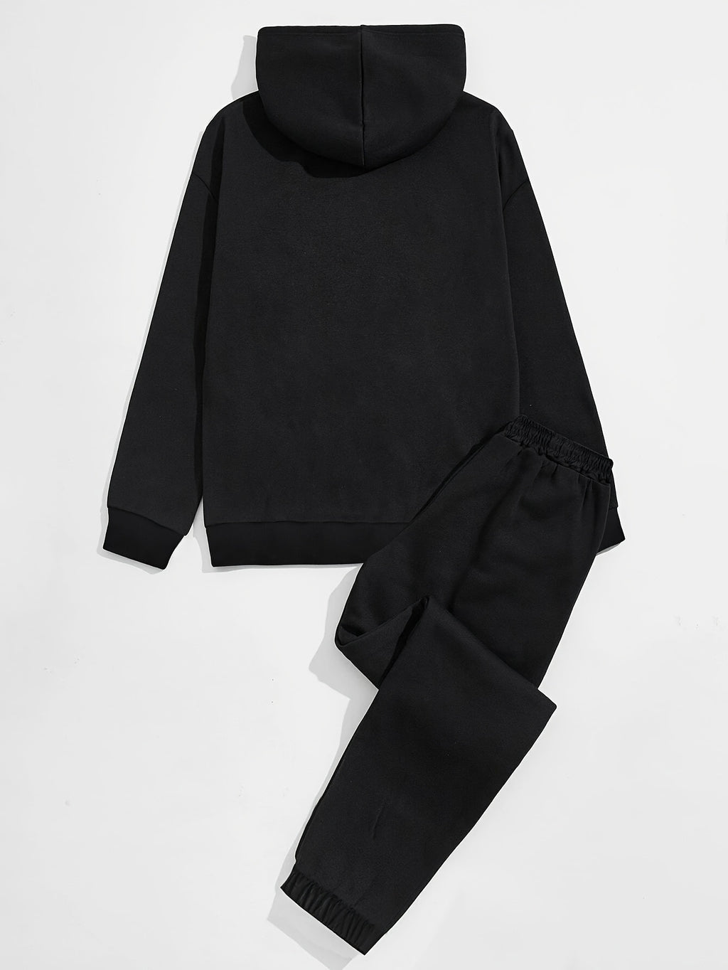 Men's 2 Pieces Outfits, Men's For Autumn And Winter Long Sleeve Hooded Sweatshirt And Casual Pants Set