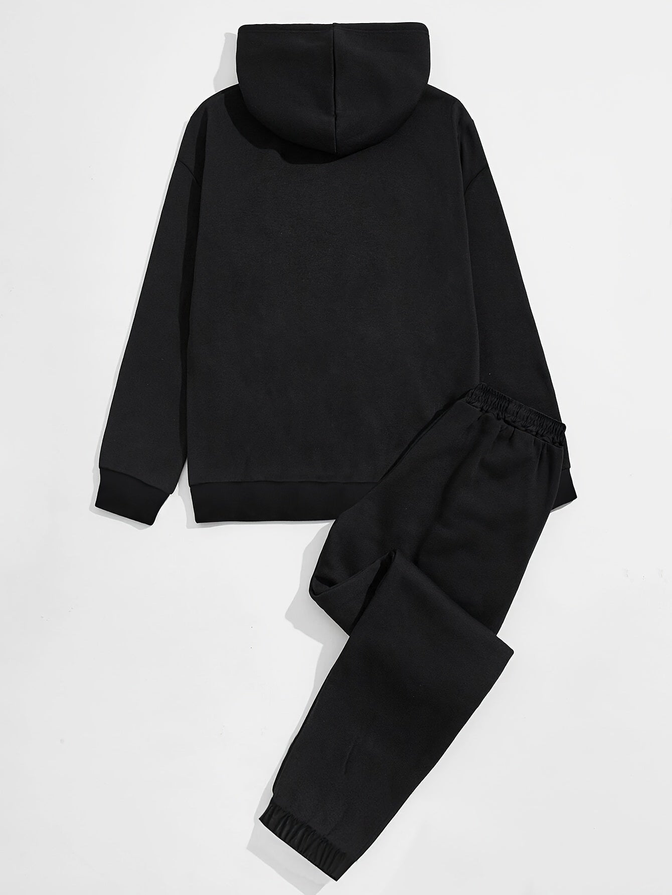 Men's 2 Pieces Outfits, Men's For Autumn And Winter Long Sleeve Hooded Sweatshirt And Casual Pants Set