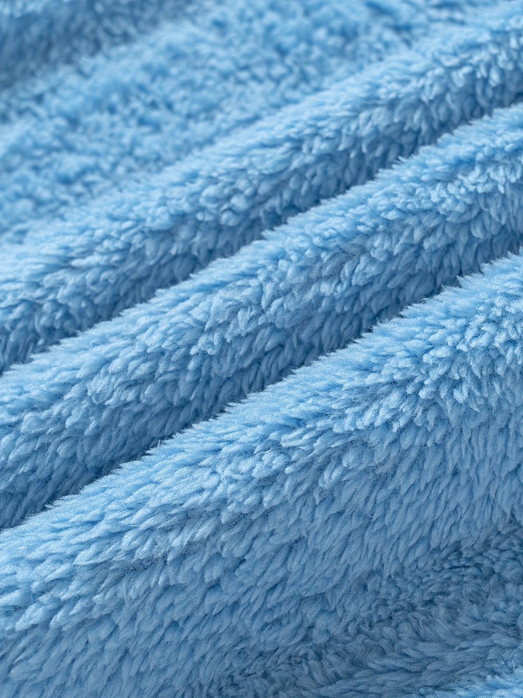 Warm Fuzzy Pajama Set, Long Sleeve Hooded Robe & Tank Top & Drawstring Shorts, Women's Sleepwear & Loungewear