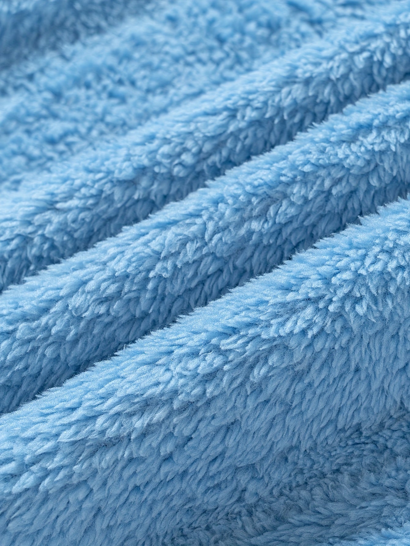 Warm Fuzzy Pajama Set, Long Sleeve Hooded Robe & Tank Top & Drawstring Shorts, Women's Sleepwear & Loungewear