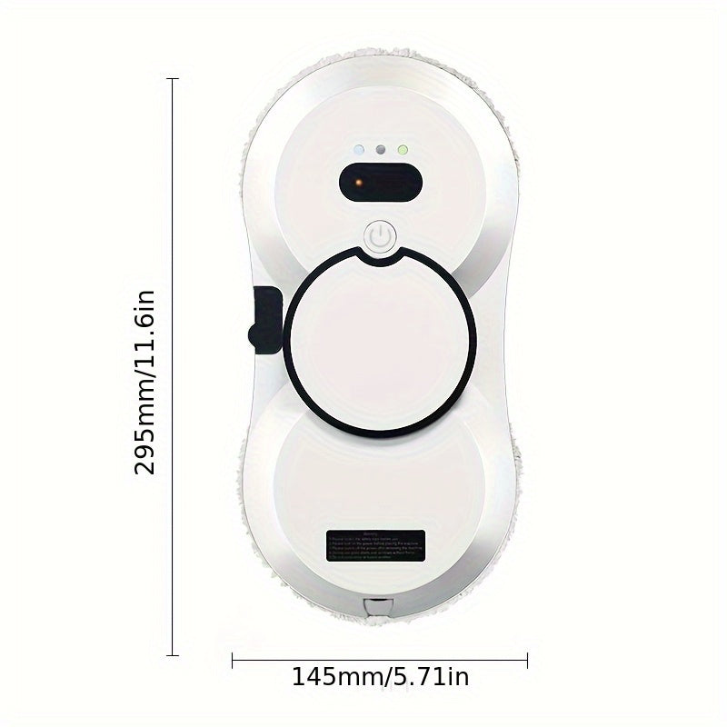 An Intelligent Window-Cleaning Robot That Automatically Sprays Water, Remote-Controlled Electrically Operated Glass Cleaning Robot with Planning Function