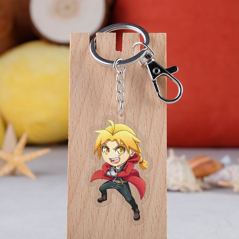 Double the Fun: Anime Figure Acrylic Keychains!