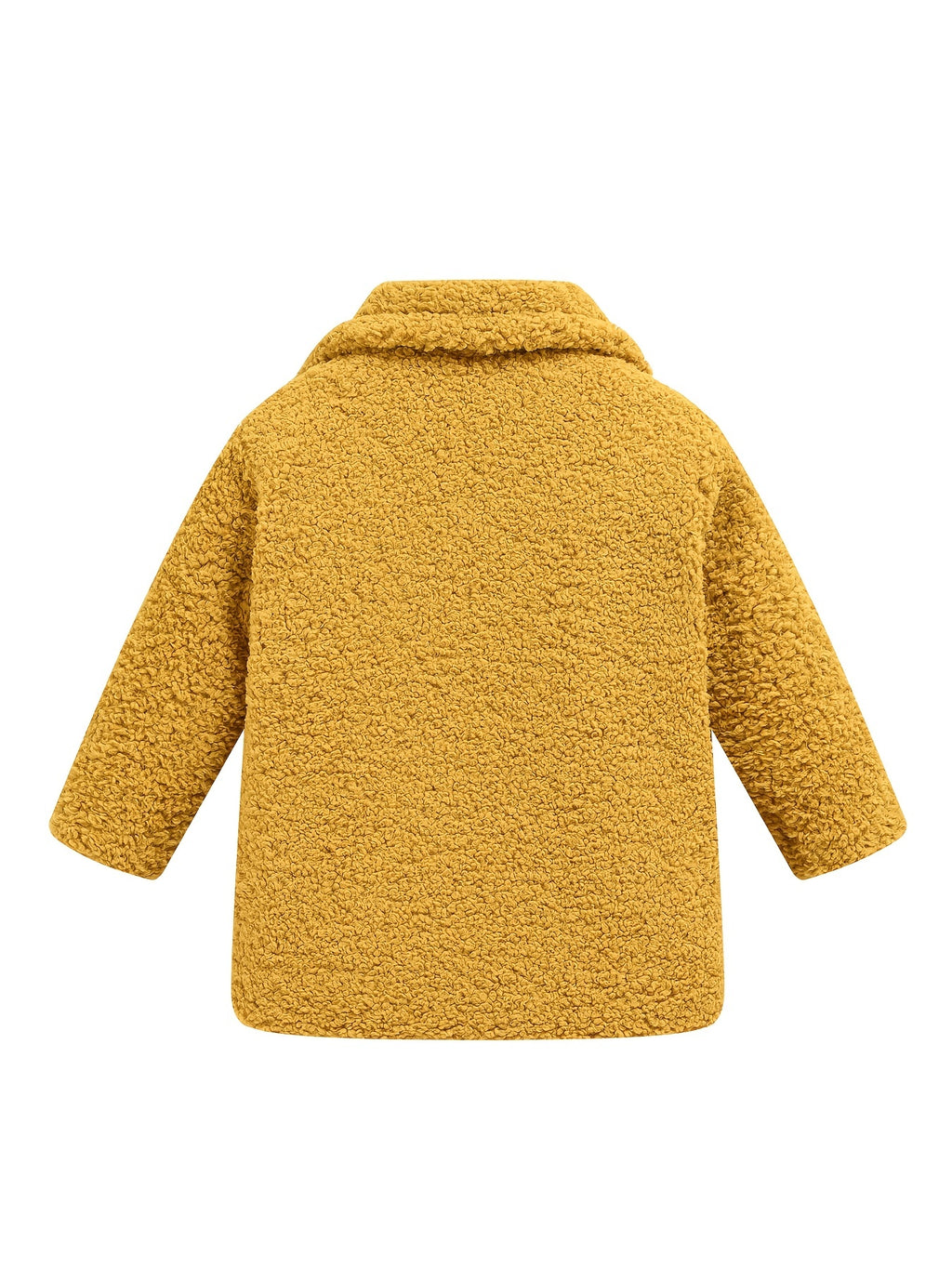 JOMAKE Girls' Winter Coat - Pastel Pink & Ombre Jacket with Button Front Closure, Soft Fleece-Lined Lapel Collar, Non-Stretchy Fabric for Everyday & Formal Events, Long Sleeve Casual Outerwear for School, Travel - Cute Korean