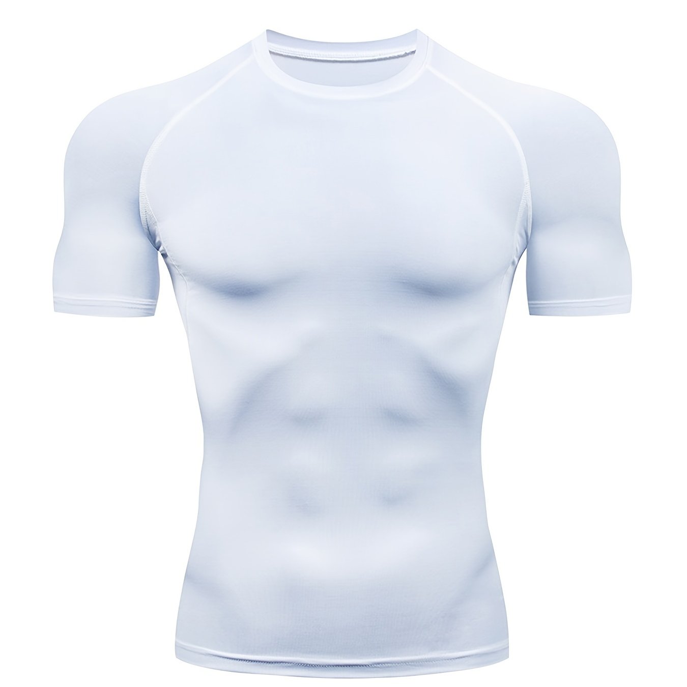 Quick-Drying Men's Base Layer Top for Outdoor Training - High Stretch & Breathable