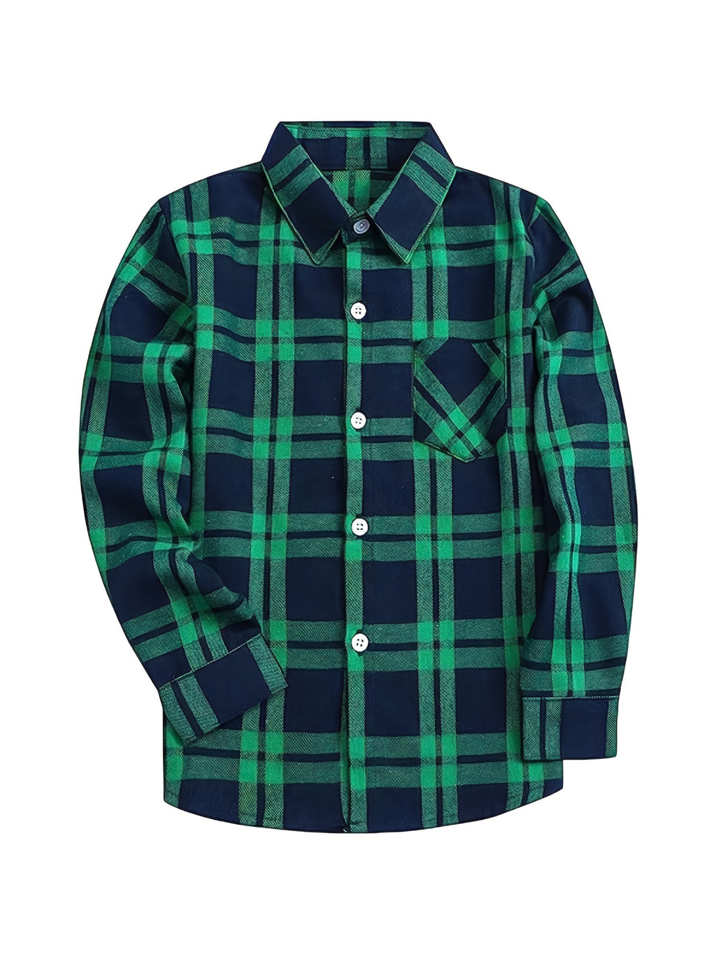 Baby Boys Plaid Shirts Button Down Long Sleeve Blouse Tops Kids Clothes
