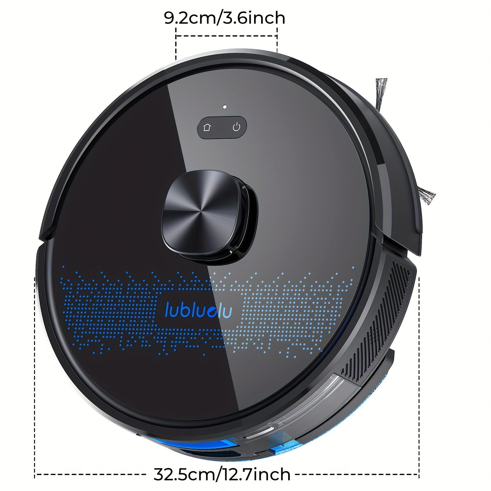 Robot Vacuum Cleaner And Mop Combo 4500Pa, Lubluelu SL60Ultra Robotic Vacuum, 150Mins Max, 56dB, 24 No-Go Zones For Pet Hair Carpets Floor