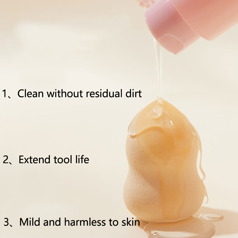 Hypoallergenic and Paraben-Free Makeup Brush Cleanser - Gentle and Effective Cleaning for Beauty Sponge and Brushes