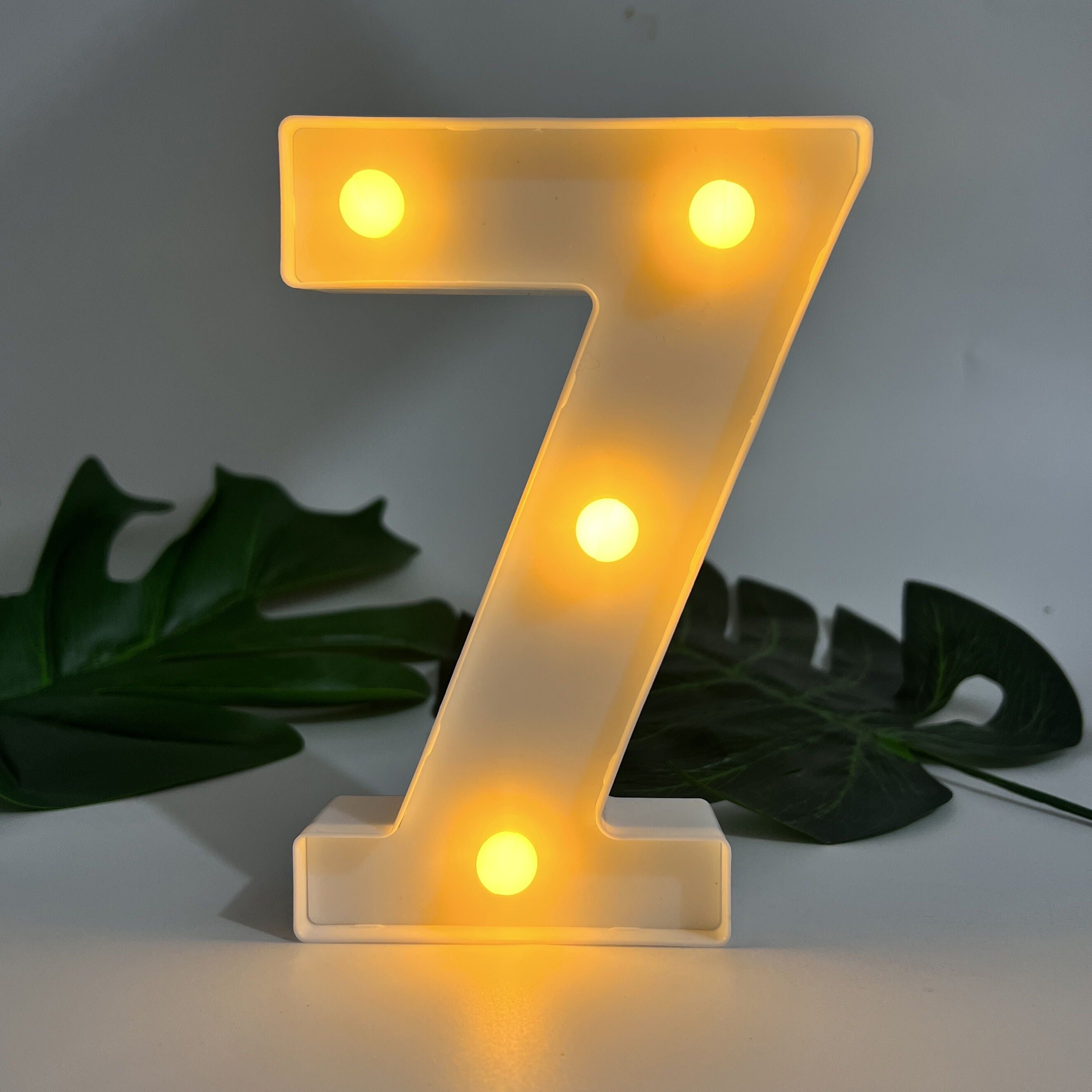 1pc Alphabet Letter LED Lights Luminous Number Lamp Decor, Battery Night Ligh, t For Home Wedding Birthday Christmas Party Decoration Letters Numbers Light, Home Decor