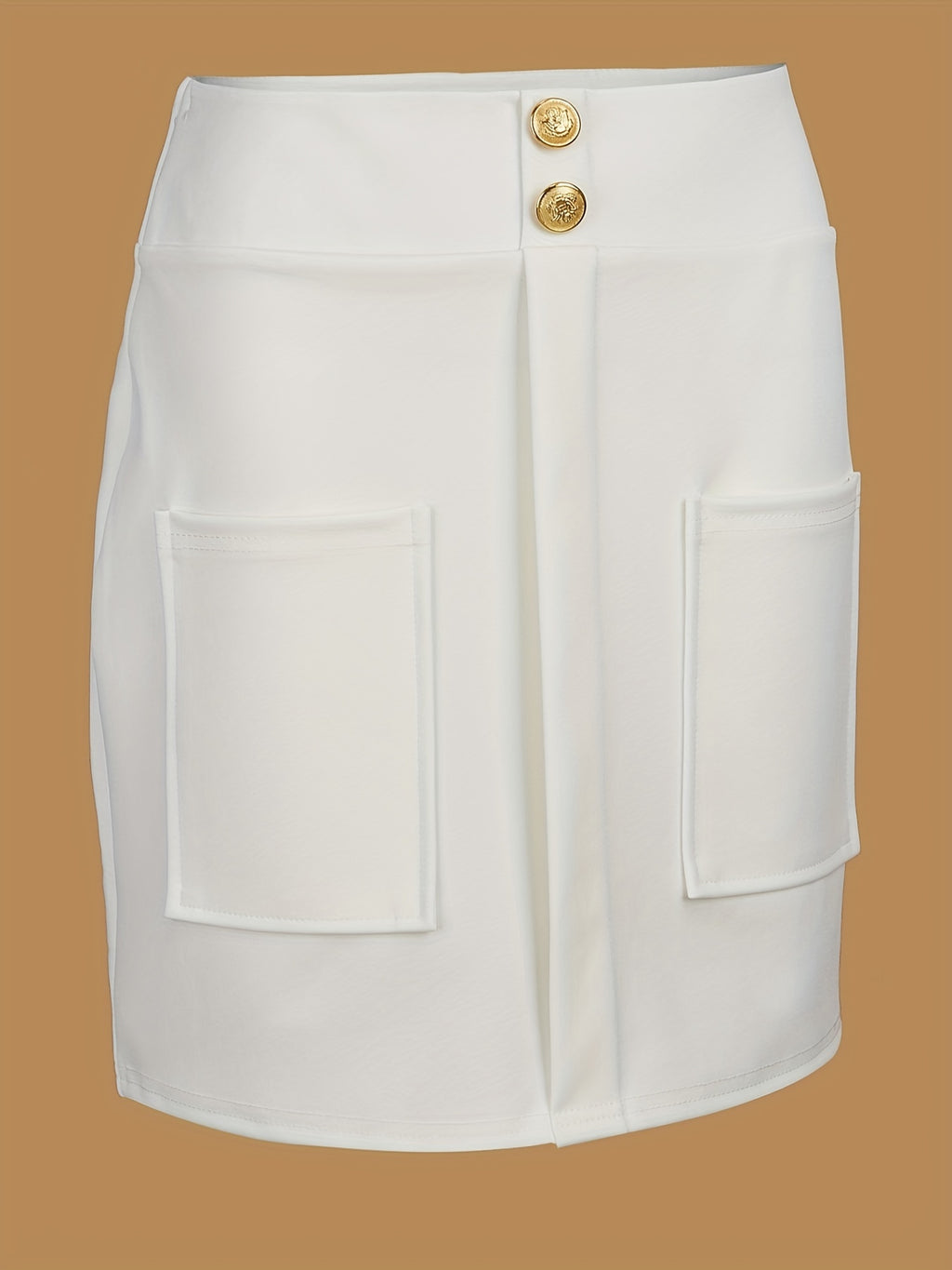 Blazers Two-piece Set, Casual Fashion Solid Loose Long Sleeve Blazers & Mini Skirt, Women's Clothing