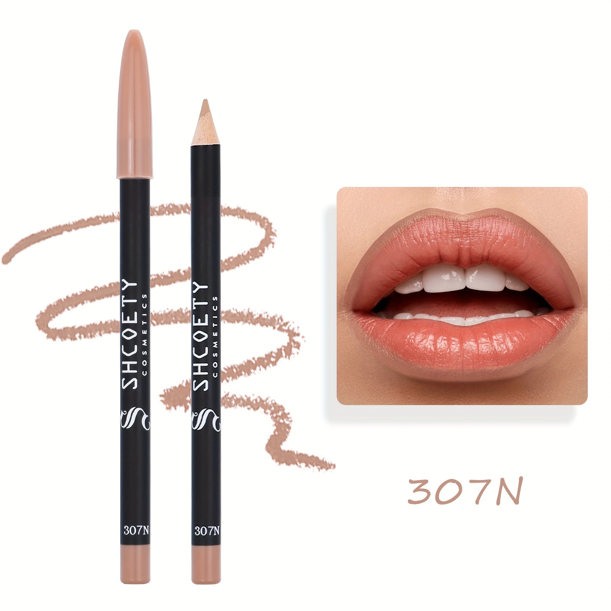 12-color Waterproof Matte Lip Liner, Long-lasting, Non-fading, Non-stick Cup, Not Easy To Take Off Makeup, Valentine's Day Gifts