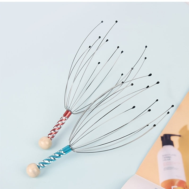 Head massager Head scratching claw octopus head massager scalp grabber massage claw small soul extraction extractor