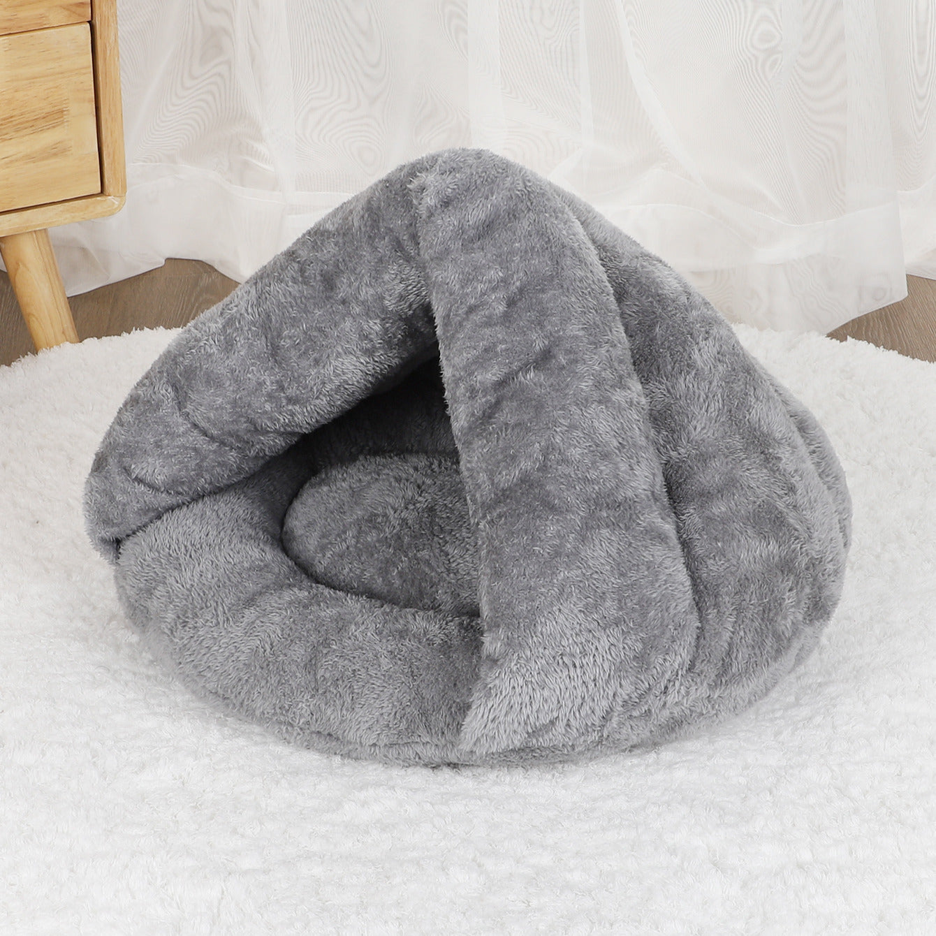Solid Color Triangle Bed, Pet Bed, Pet Bedding