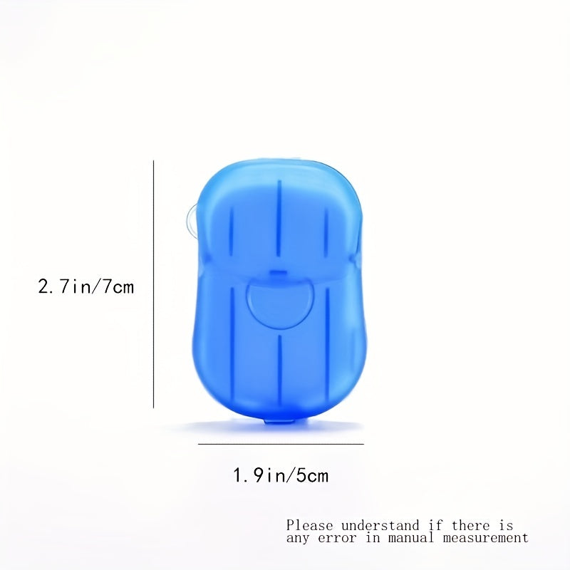 1 Box/4 Boxes, Disposable Soap Bars, Boxed Portable Hand Washing Tablets, Mini Soap Sheets for Travel