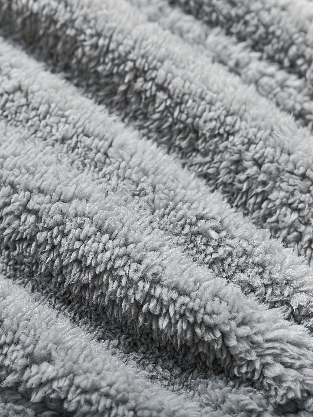 Warm Fuzzy Pajama Set, Long Sleeve Hooded Robe & Tank Top & Drawstring Shorts, Women's Sleepwear & Loungewear