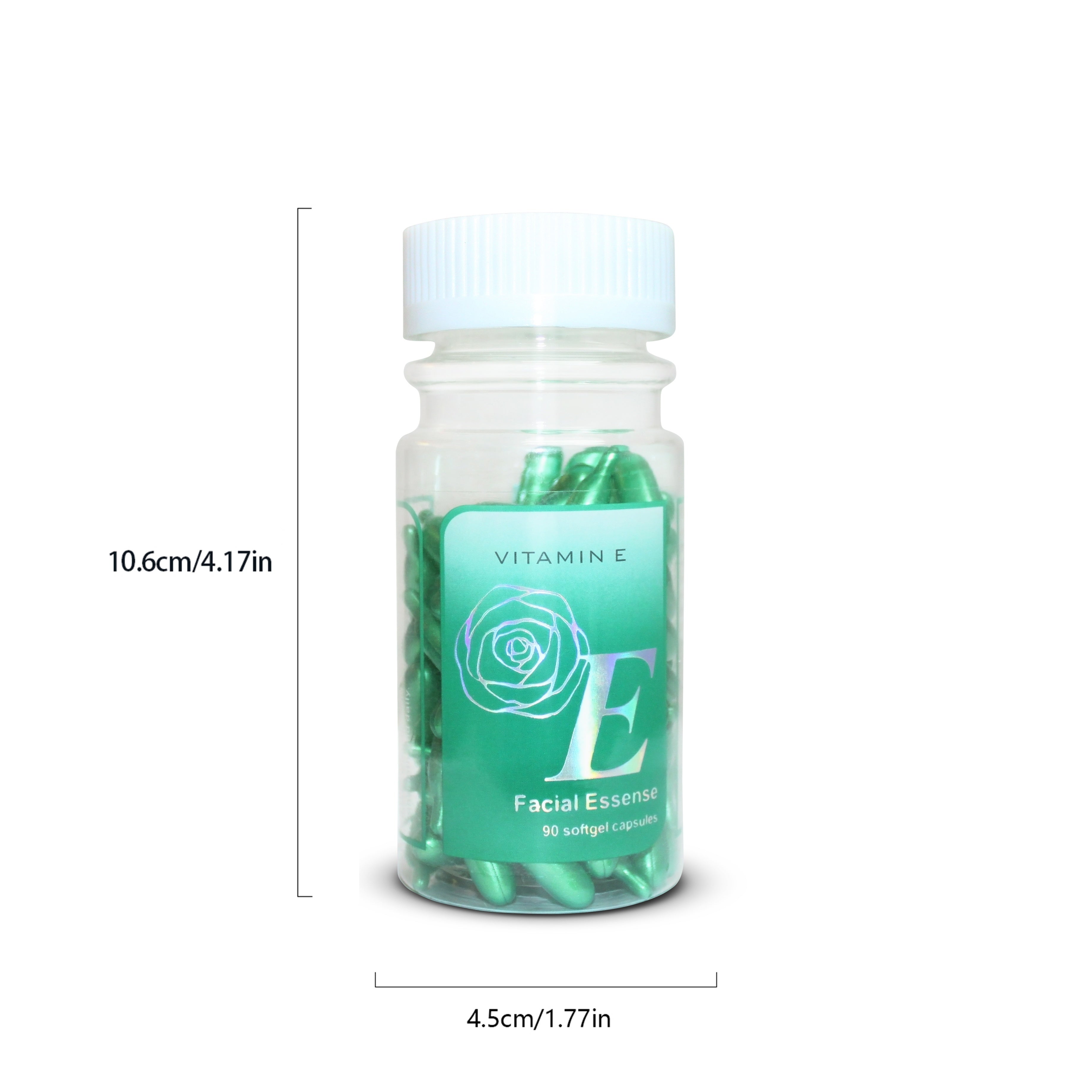 Vitamin E Aloe Vera Facial Capsule Extract, improves Skin Tone, Keeps Skin Moist And Smooth, Facial And Neck Skin Essence Capsules! For Men And Women! Great As A Pre-makeup Preparation, 60/90 Capsule Pack Travel Essentials