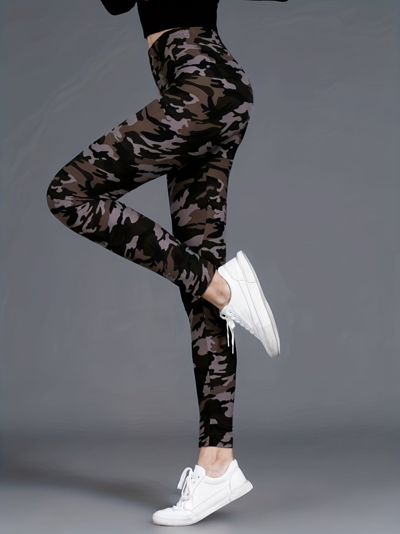 Women's Leggings Floral Printed Pants Casual High Waist Sweatpants Leggings