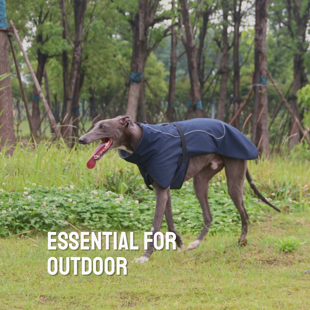 Double-Layer Winter Dog Jackets, Dog Coats For Large Dogs In Winter, Dog Raincoat - Waterproof Dog Clothes Christmas Gift