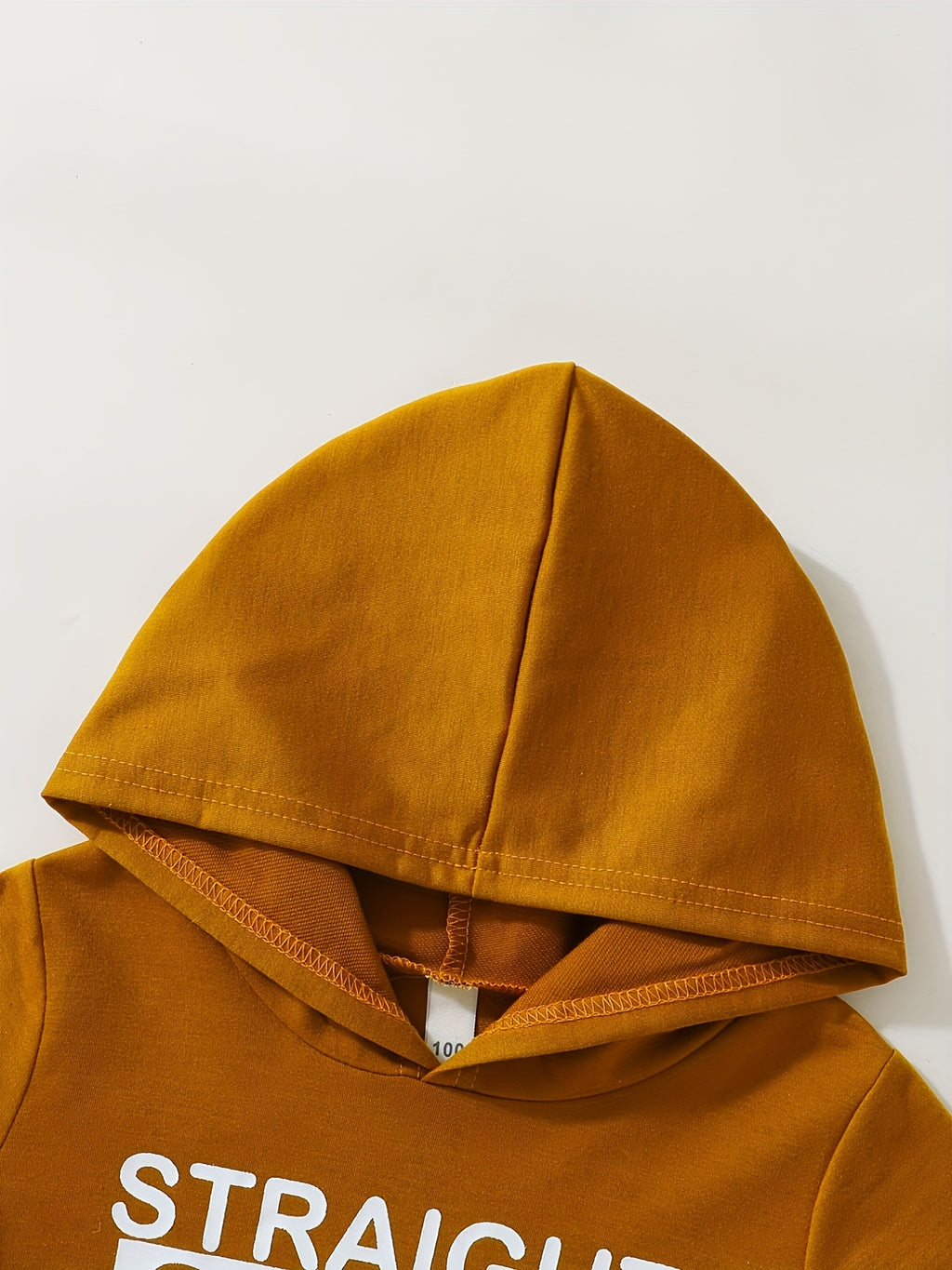 Boy's Casual Hoodie With Slogan + Camo Pants For Autumn & Winter Daily And Outdoor Wear